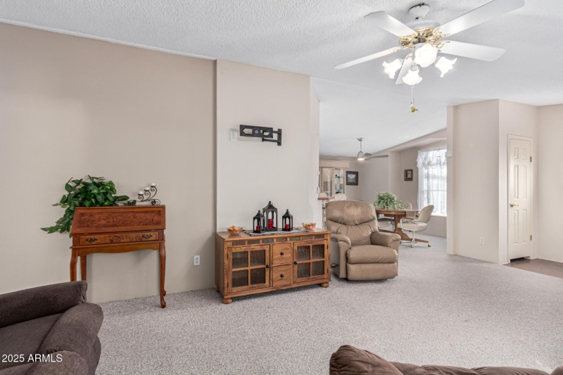 Family Room Opens to Dining Room