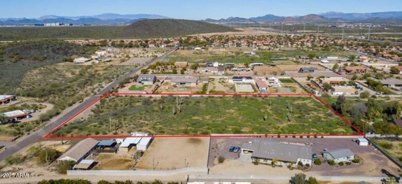 View N across the property