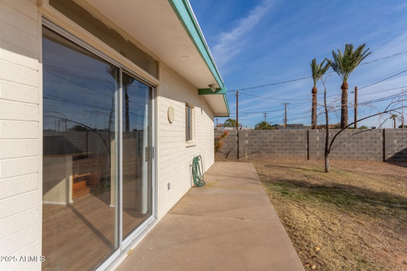 Back Yard of Unit 2 I