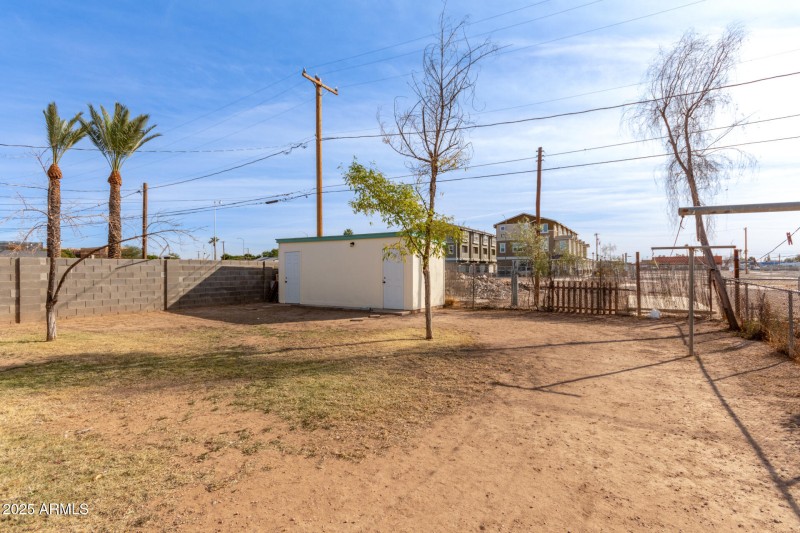 Back Yard of Unit 2 IV