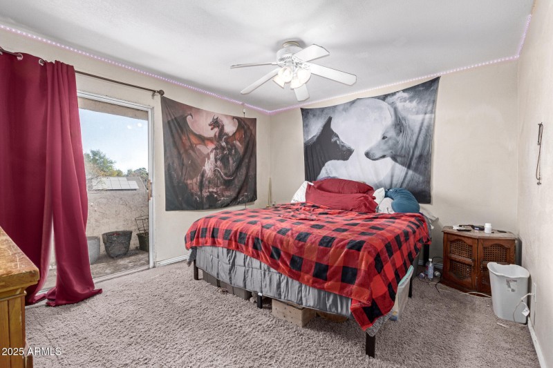 Master Bedroom with Balcony!