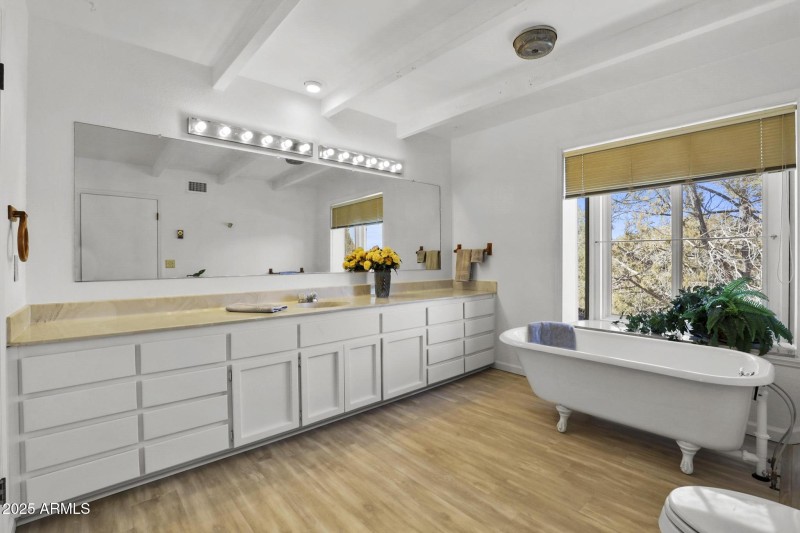 Primary Bath with Claw Foot Tub
