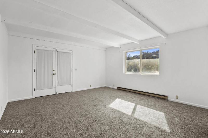 French Doors to Covered Deck