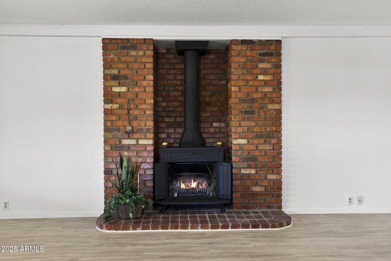 Wood Burning, Woodstove in Greatroom
