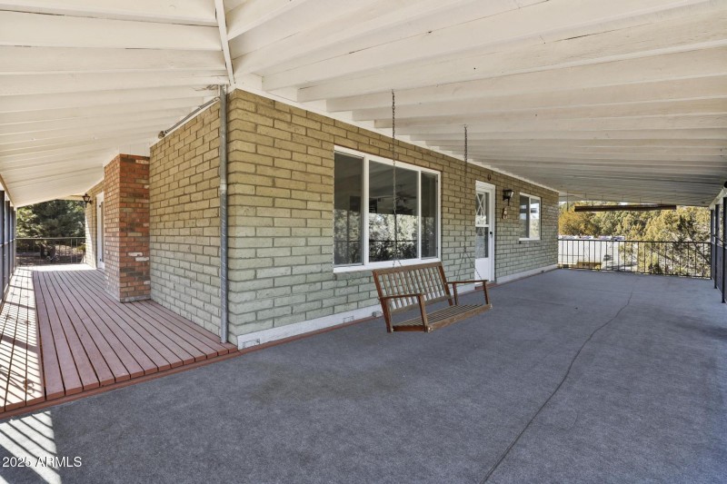 Expansive Covered Deck