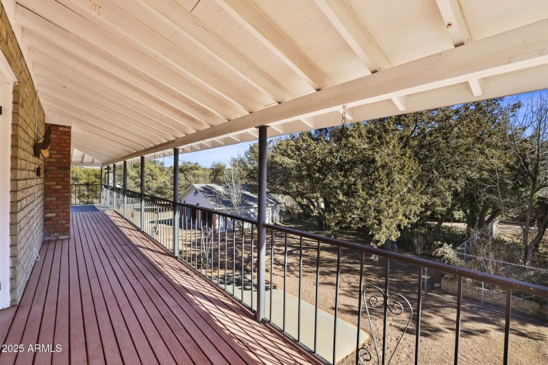 Covered Deck off Primary Bedroom