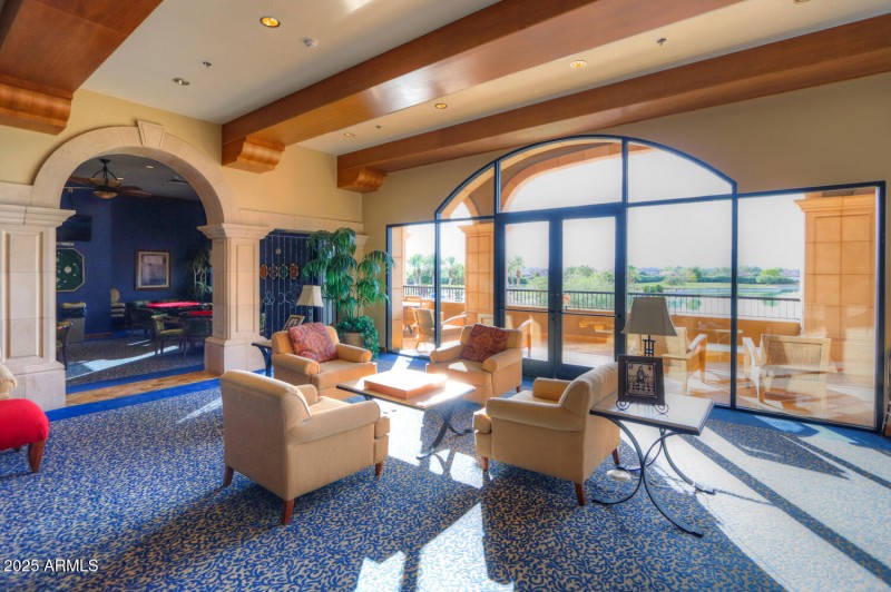 Upstairs sitting area