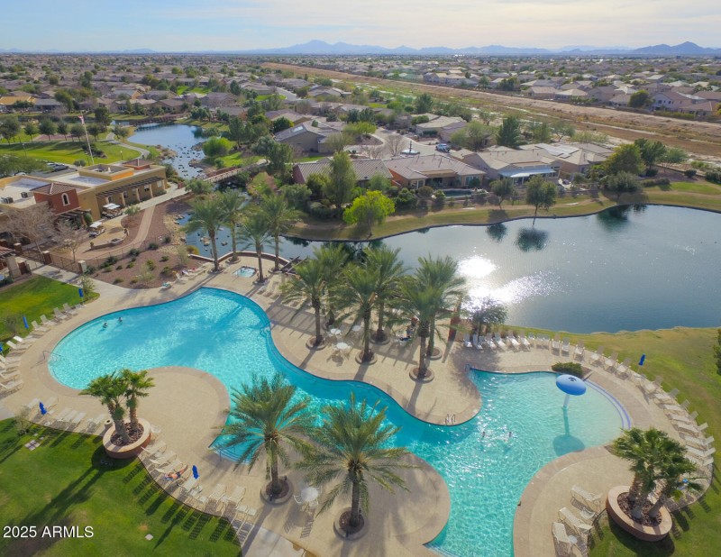 Outdoor heated pool