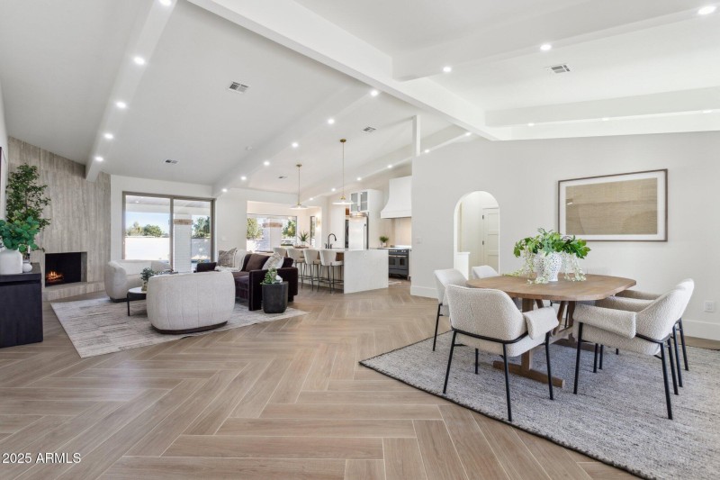 Open family room