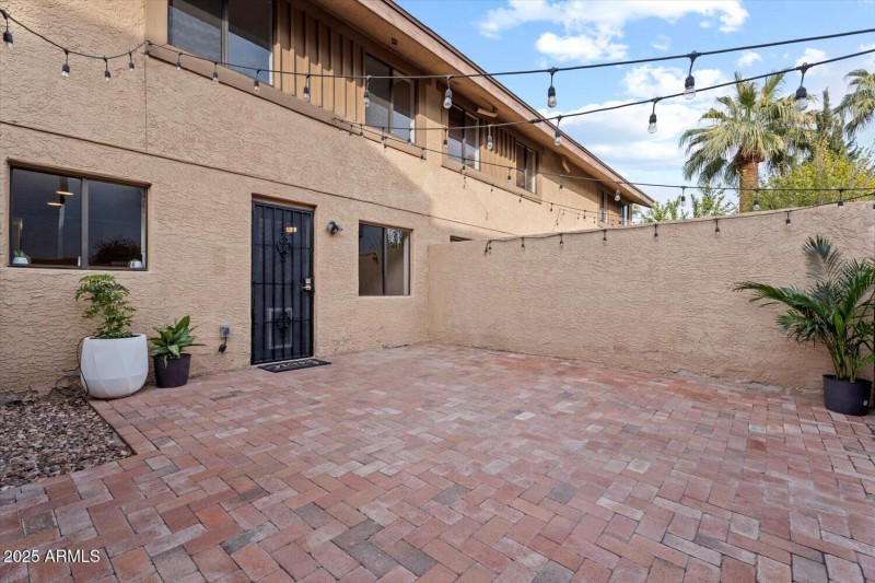 Private Back Patio