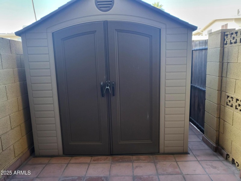 ADDED SHED STAYS