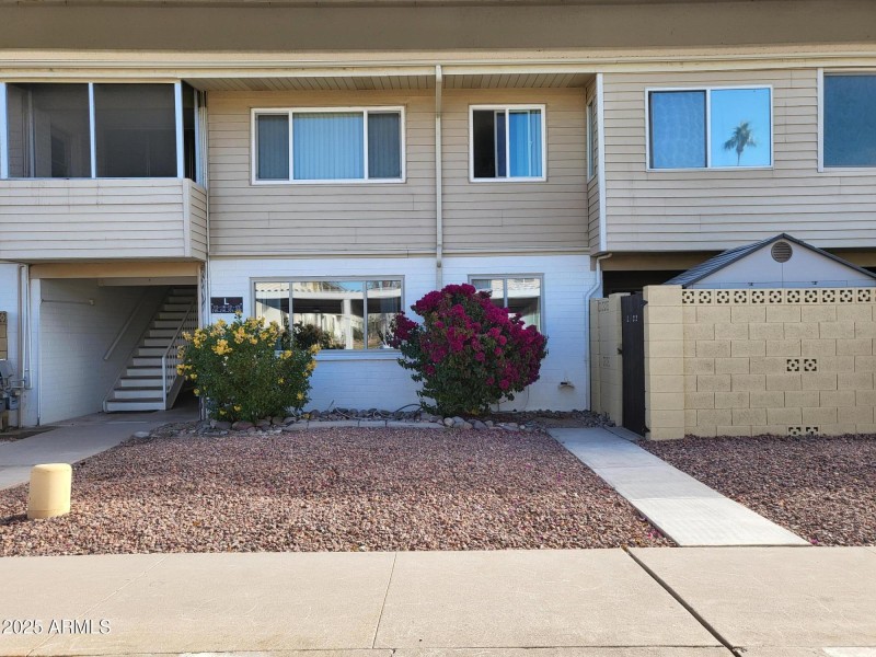 FRONT OF UNIT & PATIO