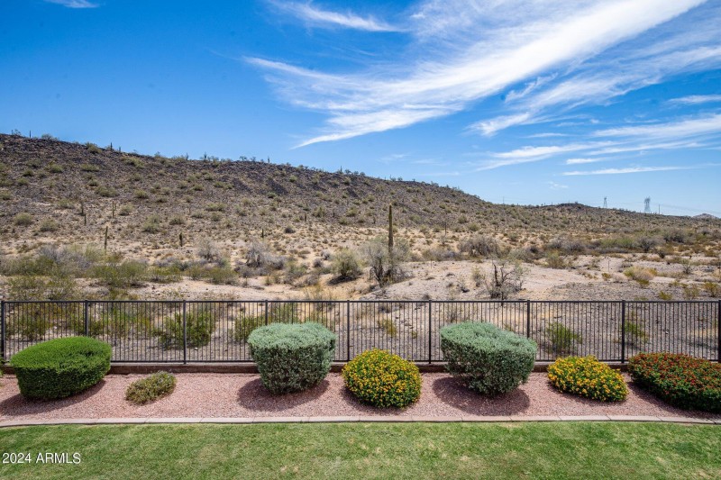 Backyard with Desert Views