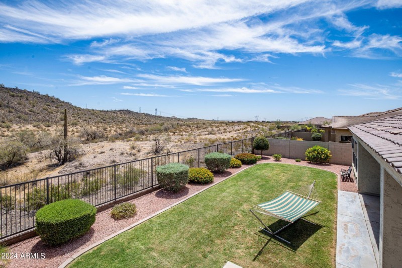 Expansive Yard with Desert Views
