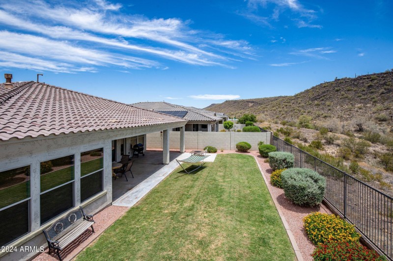 Spacious Lawn with Mountain Views