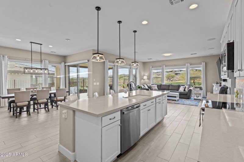 view from kitchen