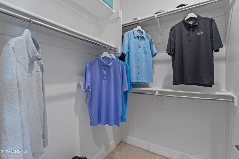 His and her's closets