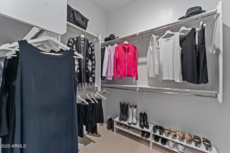 His and Her's closets