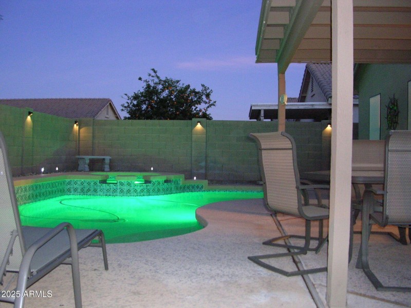 Pool at Night