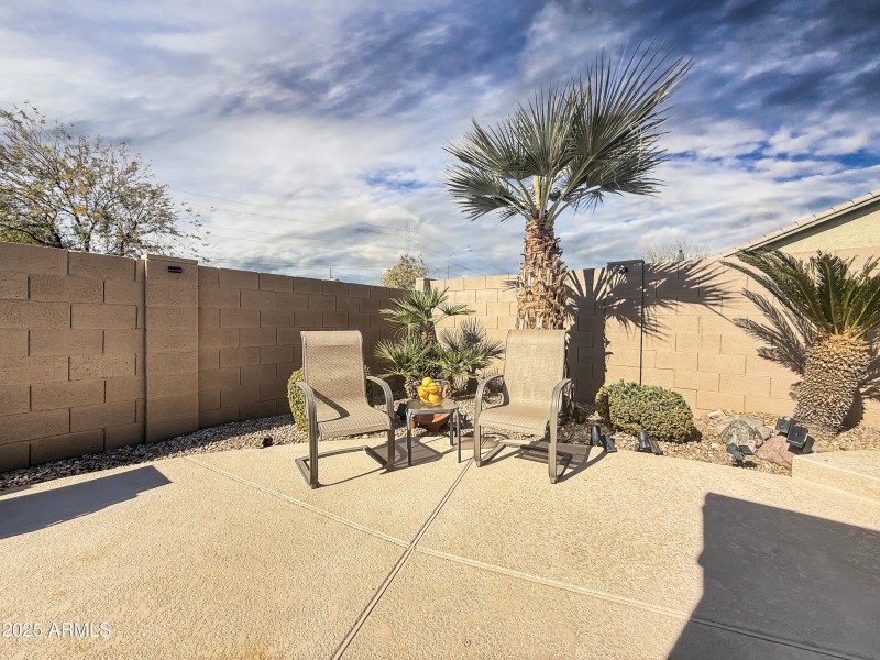 Open backyard