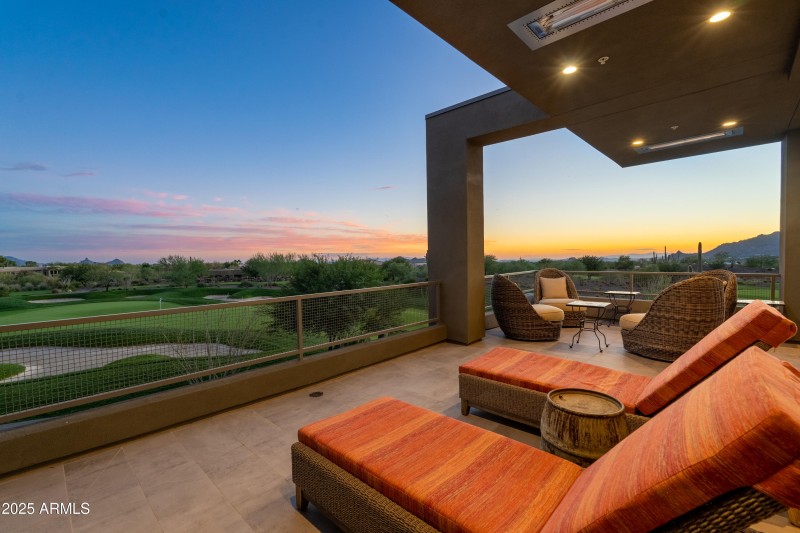 Sunset patio