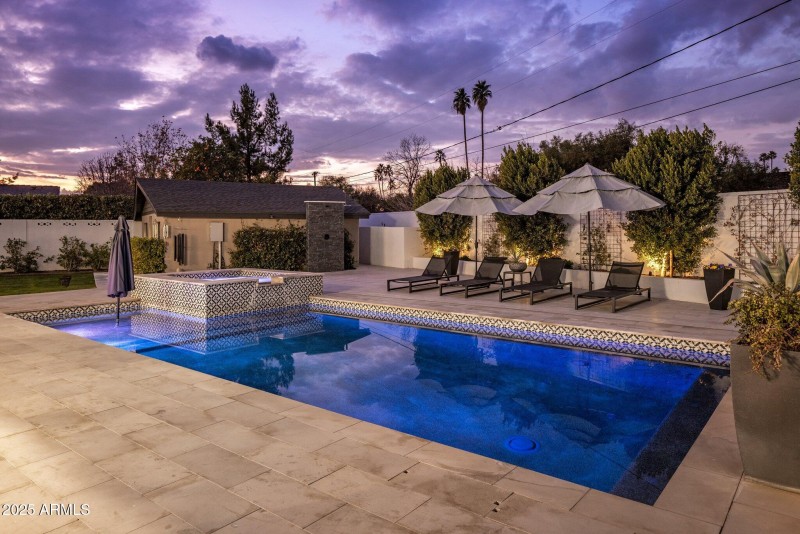 Pool and spa