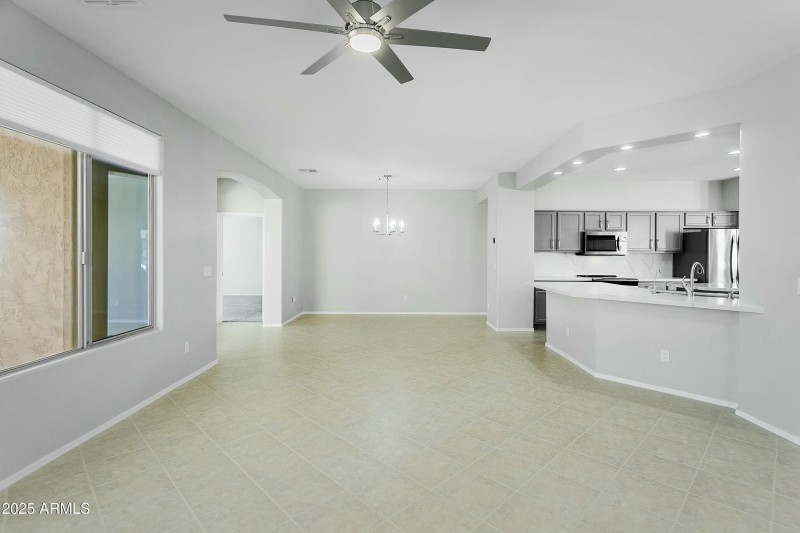Spacious Living and Dining Area