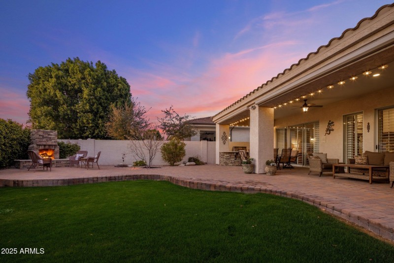 Covered Back Patio