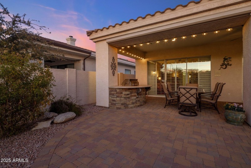 Covered Back Patio