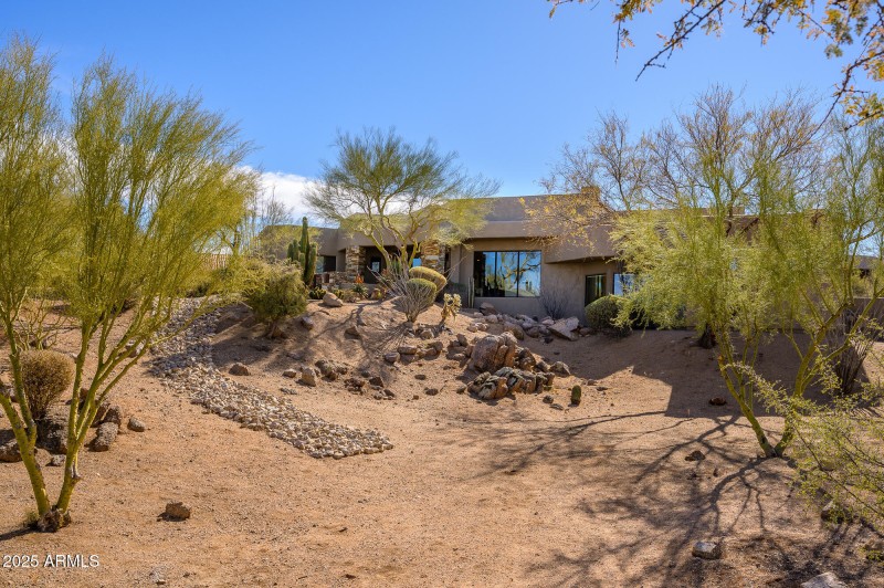 SIDE VIEW OF THE HOME