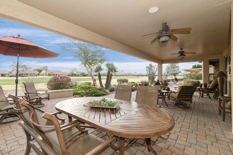 Covered patio