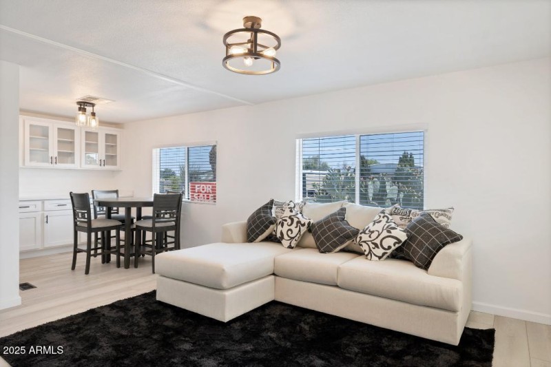 Front room view of dining