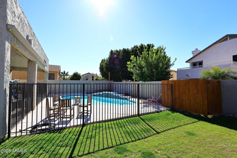 Fenced Pool Area