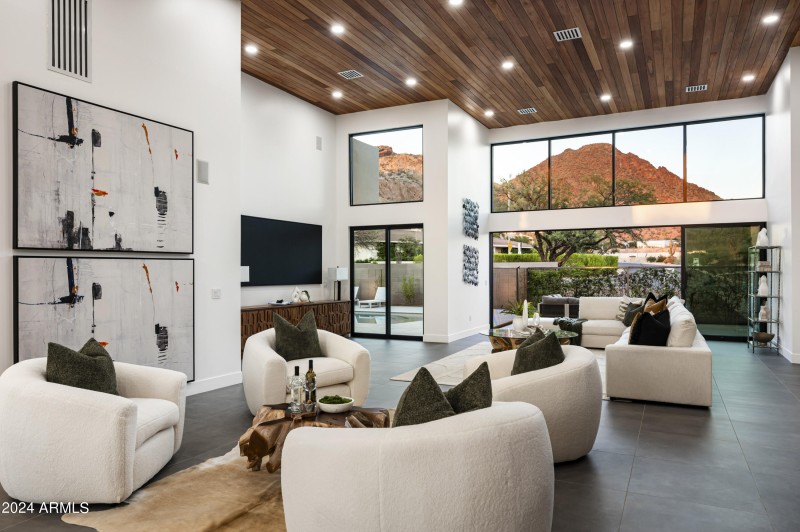 Great Room View of Camelback Mountain