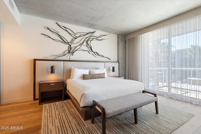King Bed + Floor to Ceiling Window