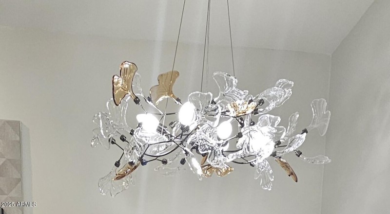 Custom Master Bath Chandelir