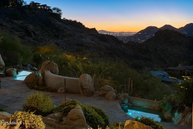 Illuminated Desert Retreat