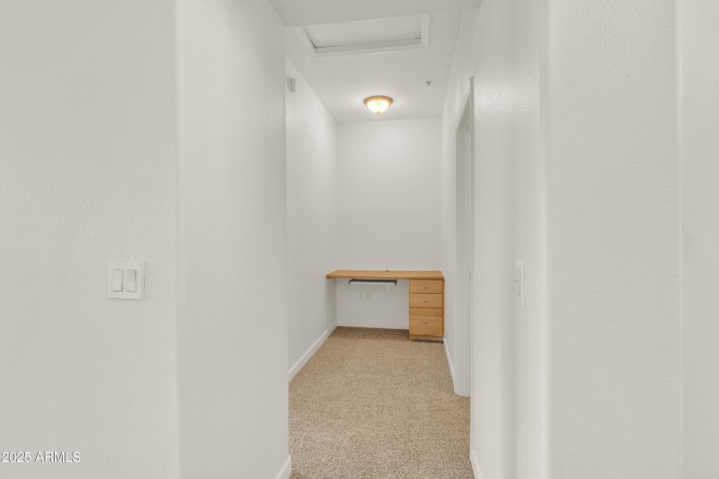 built in desk