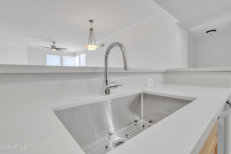 kitchen sink closeup