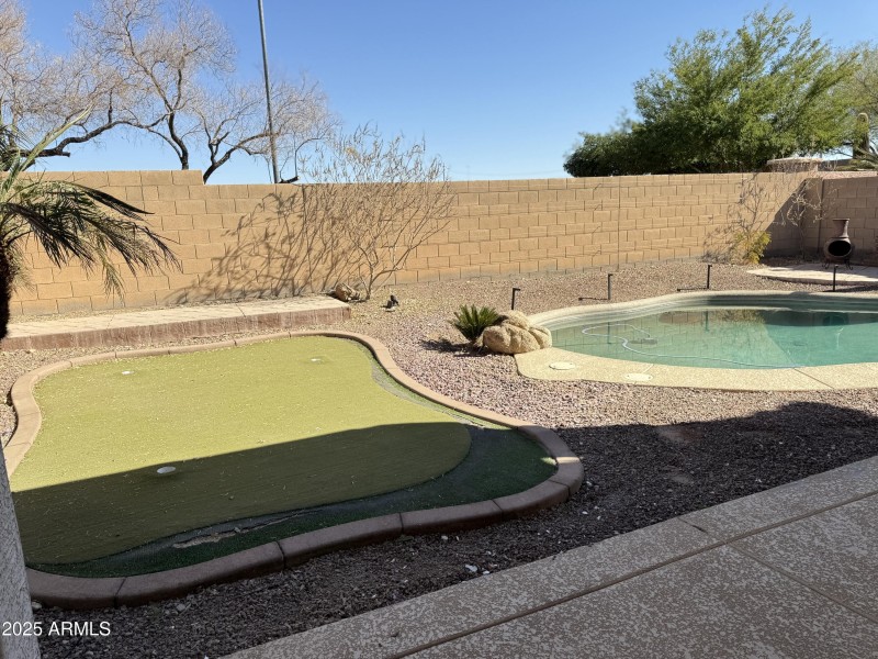 Pool and Putting Green