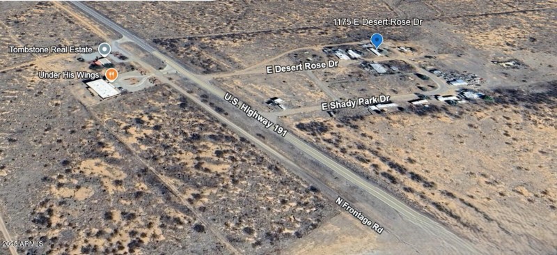aerial view of park location