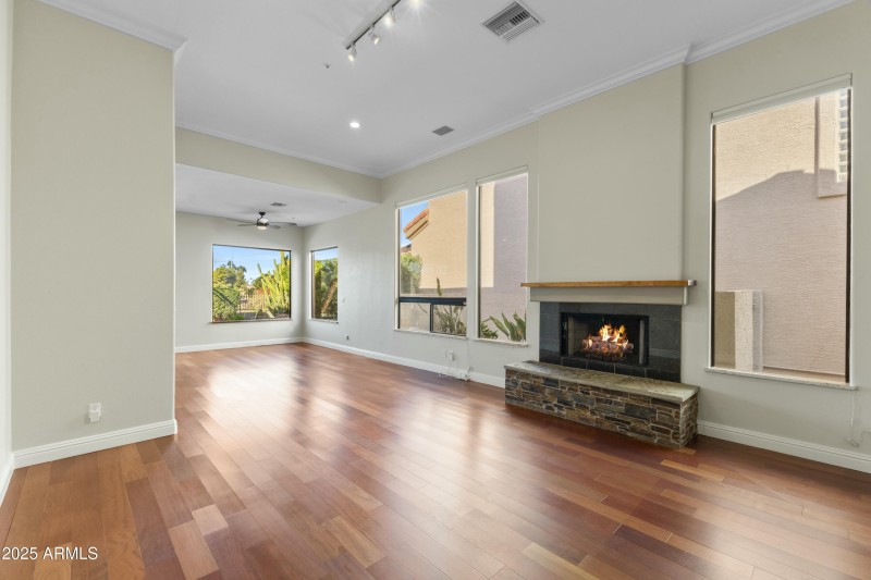 Living Room and Dining Room