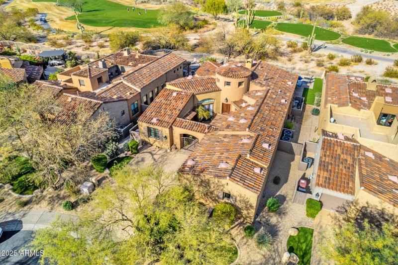 Aerial with Golf Course View
