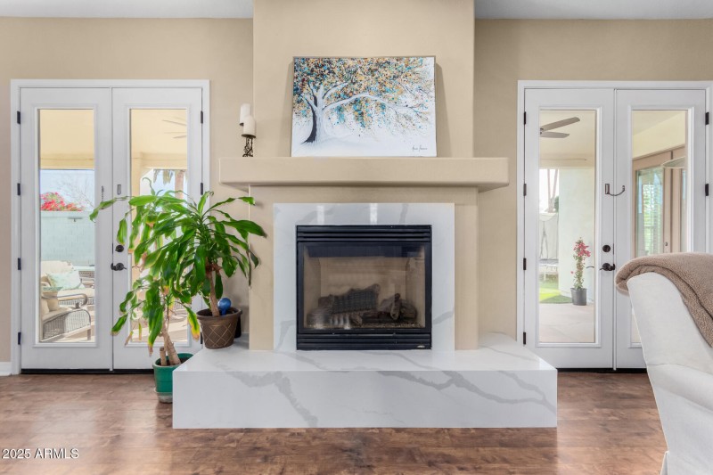 Beautiful fireplace