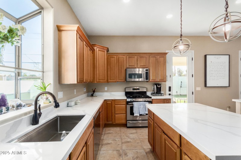Kitchen and gas stove