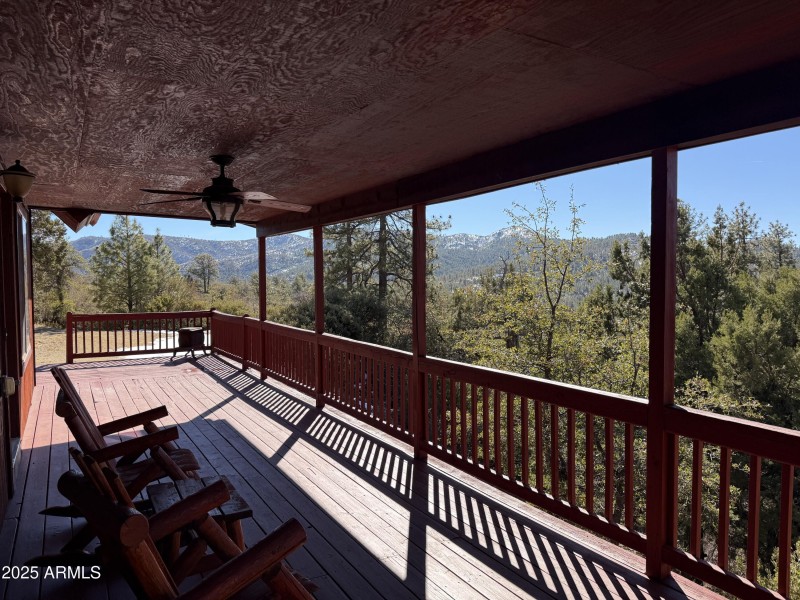 Amazing views from the deck