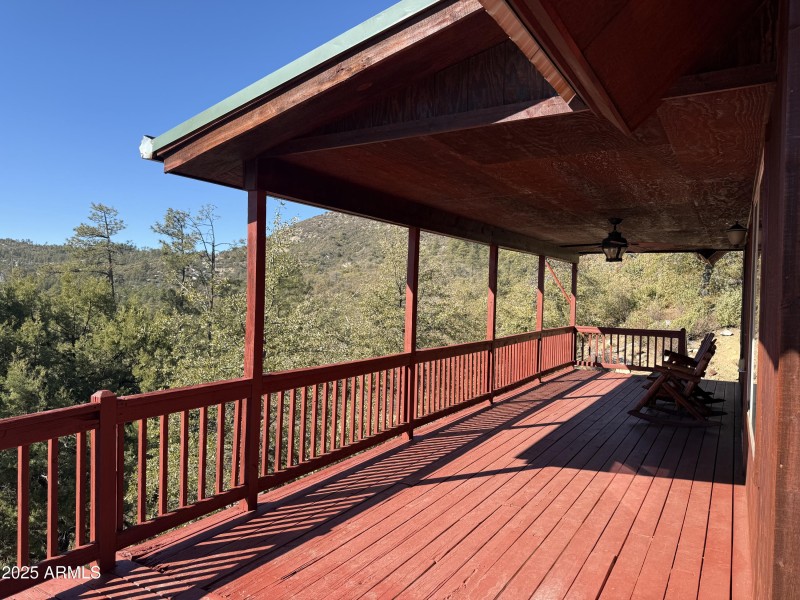Wrap around deck
