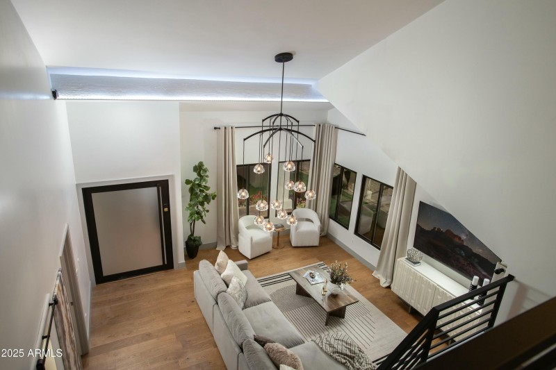VIEW FROM THE STAIRS