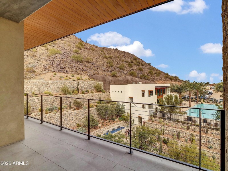 Camelback and pool view