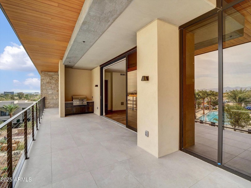 Balcony and bbq